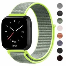 For Fitbit Versa / 2 / Lite Sports Nylon Loop Watch Band Wrist Strap Wristband