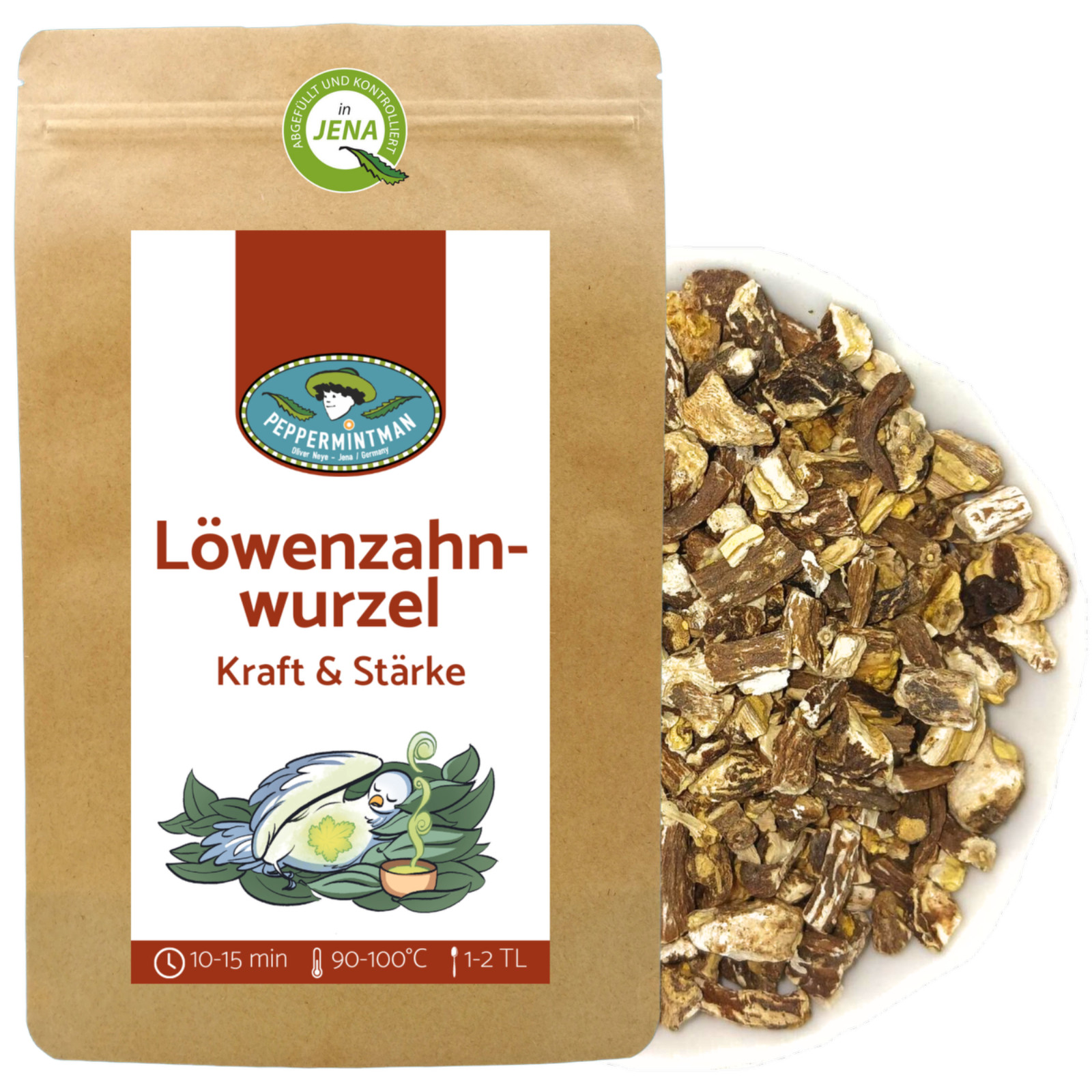 Löwenzahnwurzel 100% natürlich - ohne Zusätze | PeppermintMan