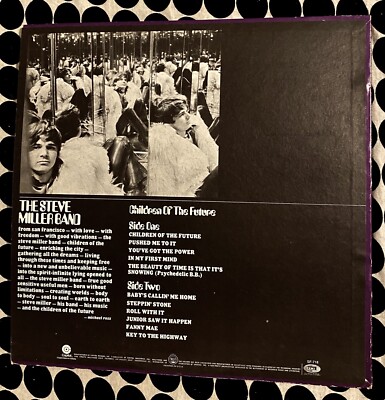 THE STEVE MILLER BAND - CHILDREN OF THE FUTURE - CAPITOL RECORDS