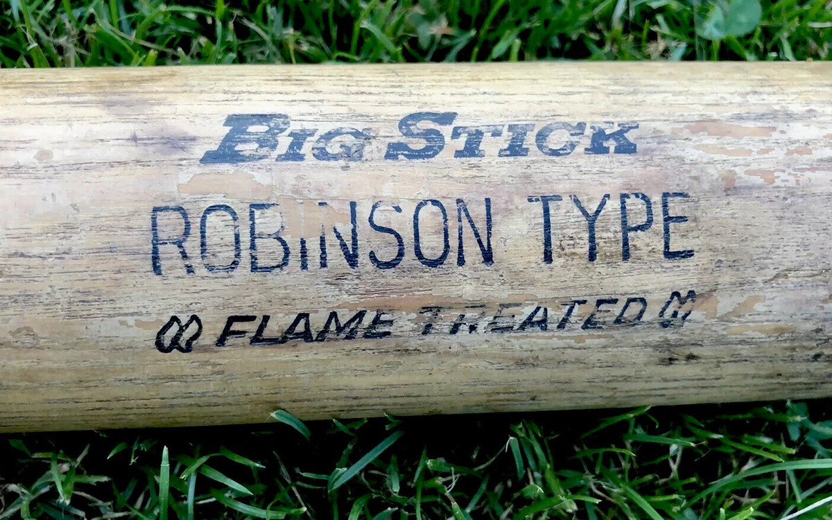 Vtg 1968 Jackie Robinson Adirondack Baseball Bat 34' Uncracked