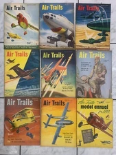 Air Trails Pictorial Magazine LOT OF 9 Year 1952