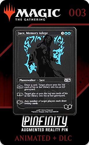 Pinfinity PFMTG003 Magic The Gathering-Jace, Memory Adept Augmented Reality Pin