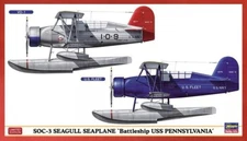 Hasegawa 02394 1/72 SOC-3 Seagull Seaplane, USS Pennsylvania - USA Shipping
