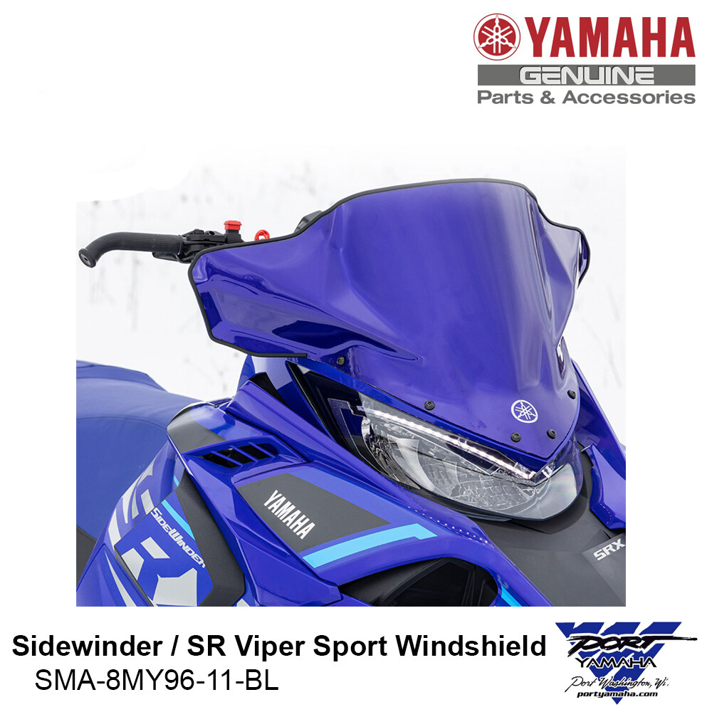 Yamaha Sidewinder SR Viper Low Sport Windshield Blue SMA8MY9611BL eBay