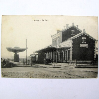 Arzew der Bahnhof Postkarte 192 ? Nordafrika Algerien Arzeu 