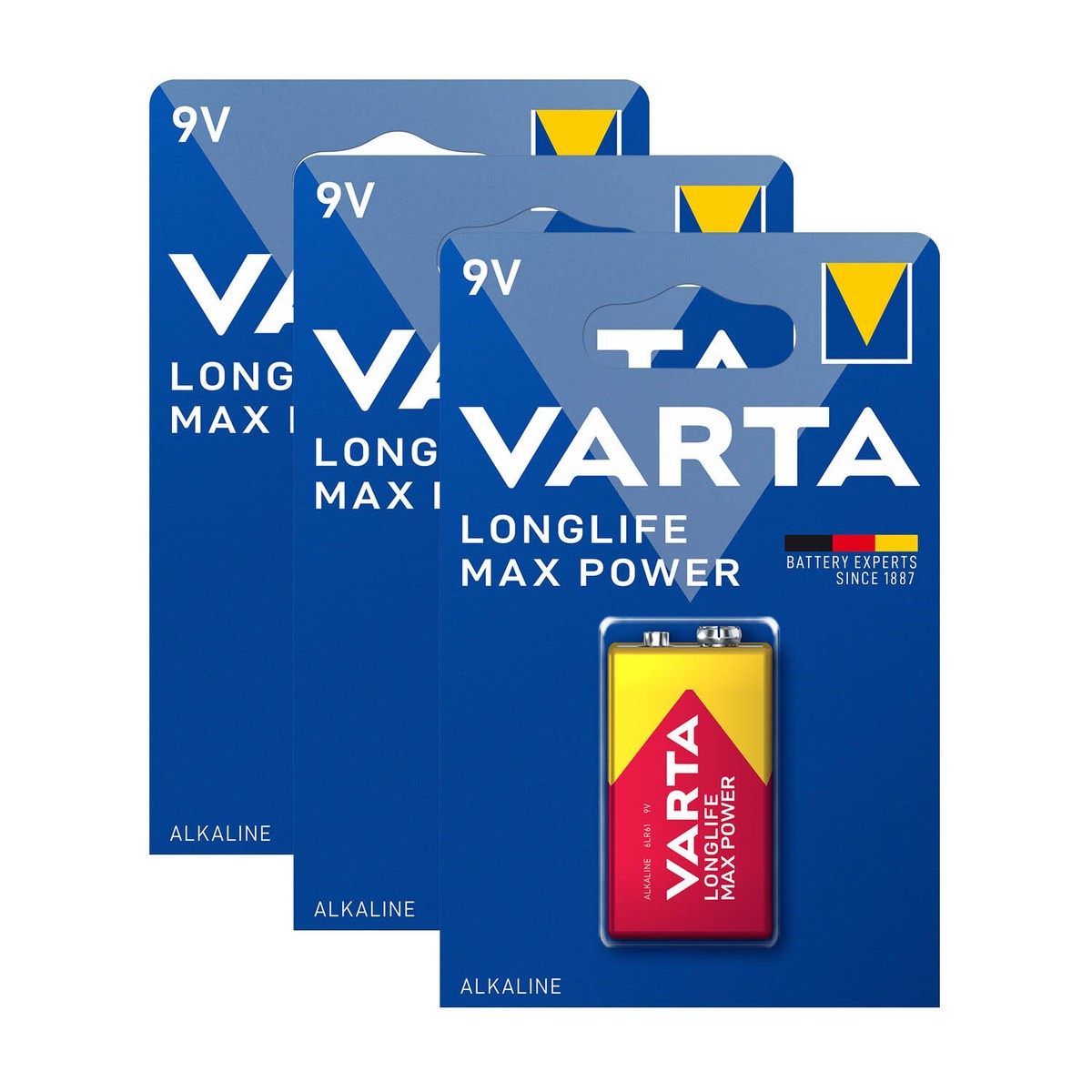 Pila 9v Varta Industrial 9V - E Block - 6LR61 1 Stk 9v Batteria - Foto 2