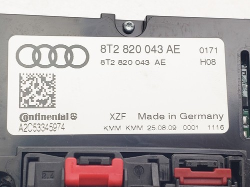 AUDI Q5 8R CLIMATE CONTROL SWITCH 2009 8T2820043AE - Picture 13 of 15