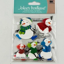 Joleé's Boutique Embellishments 3 Piece Ice Skating Snowman Family #SPJB867