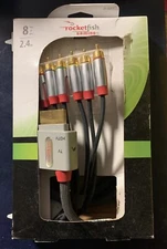 Rocketfish RF-XBXCV 8' HD Component Video/Stereo Audio Gaming Cable for Xbox 360