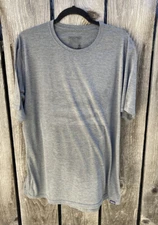 Men's Patagonia Gray Solid Capilene T-Shirt XL Tech Performance Base Breath Hike