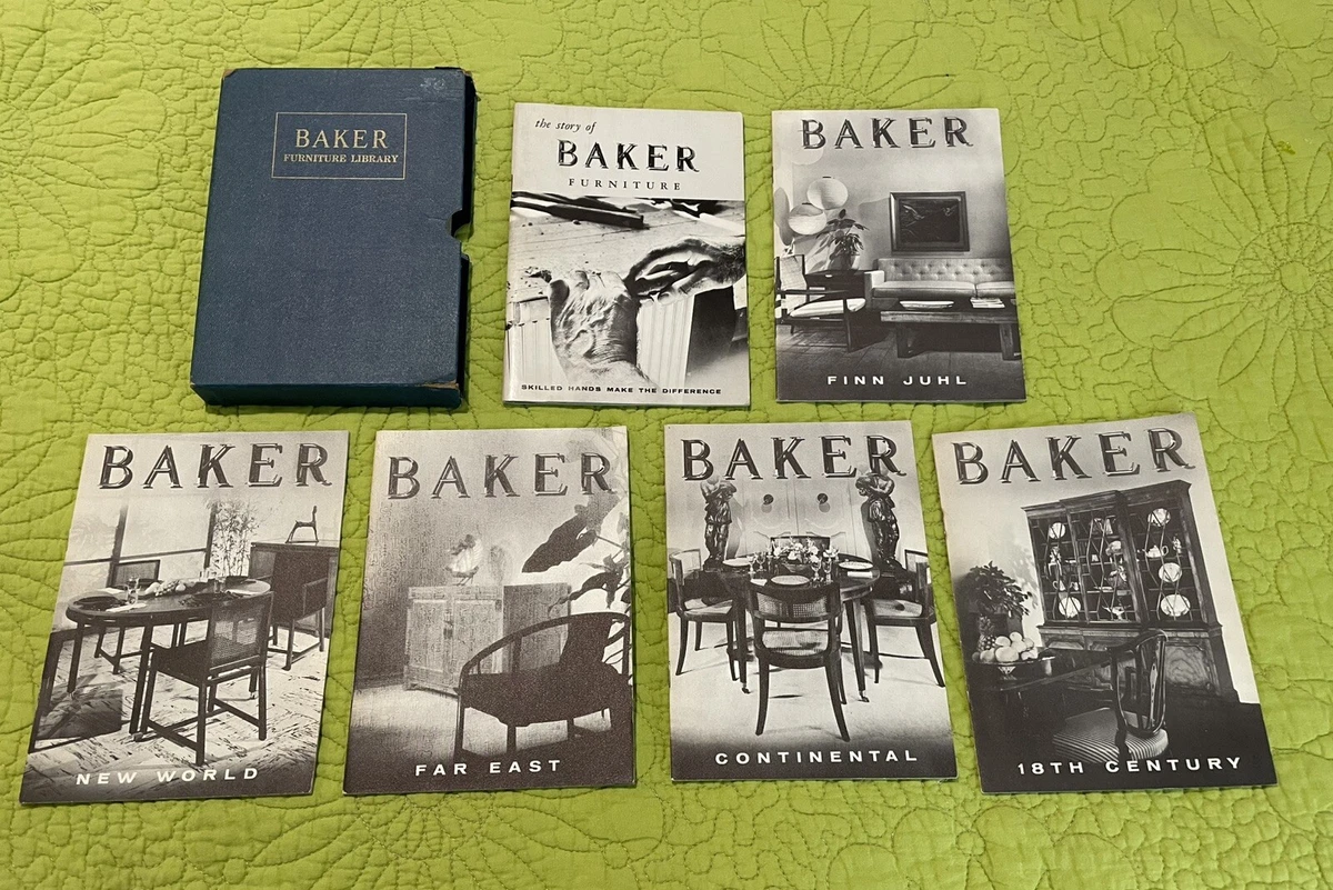 【希少】Baker Furniture Library カタログ集 フィンユール Vintage Baker Furniture Library Booklets 6 Count Furniture