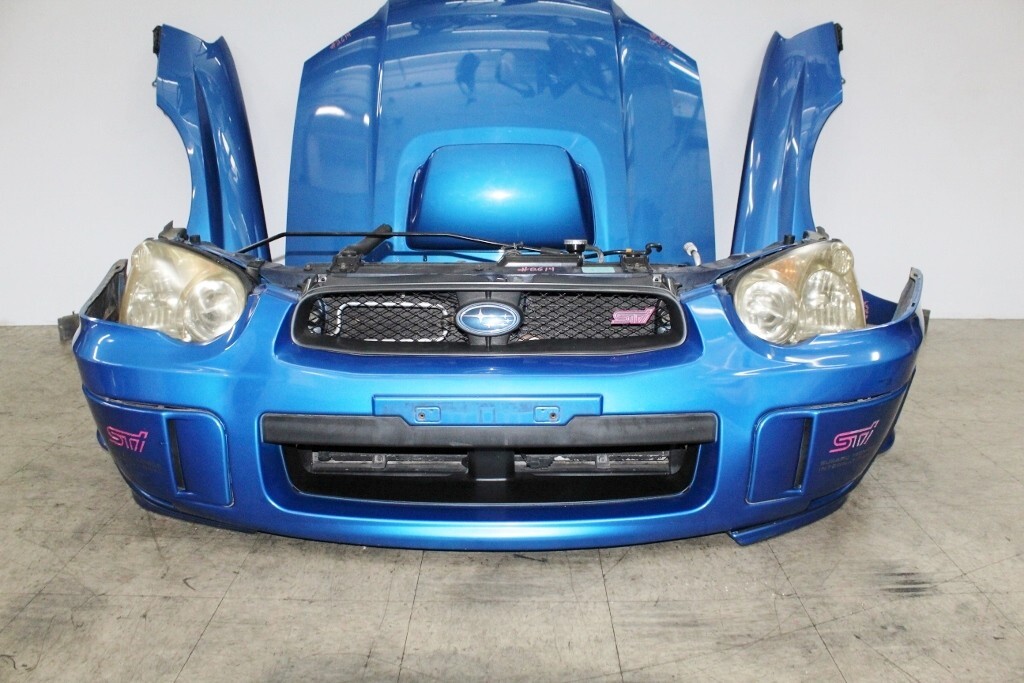 04-05 JDM SUBARU IMPREZA WRX STI OEM FRONT END NOSE CUT VERSION 8