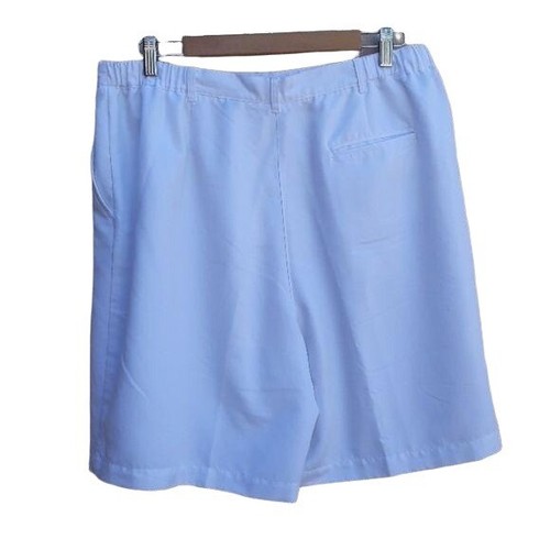 Karen Scott Sport Shorts Bermuda High Waisted Long Walking 3 pocket White Sz 18 - Picture 2 of 8
