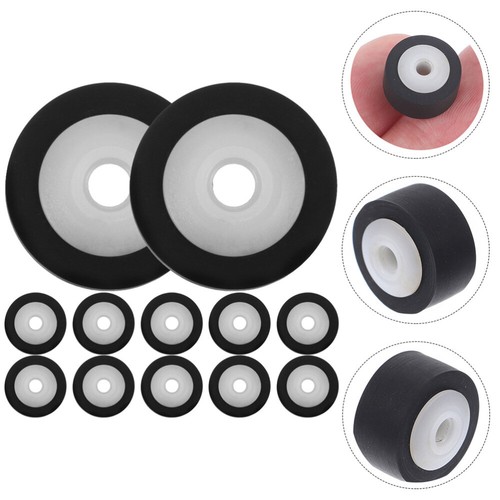 12 Pezzi Registratore Macchina Plastica Pinch Rullo Ruota Tirante Cuscinetto Nastro - Foto 4 di 12