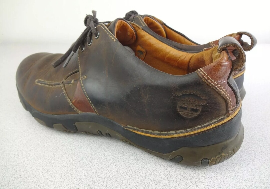 Timberlands men\'s brown leather lace ups size 12 Timberland PREMIUM 6 IN LACE WATERPROOF BOOT Men main image 2