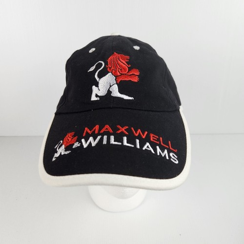 Rare Vintage Maxwell Williams Hat Cap Mens One Size Fits All Adjustable Fleece