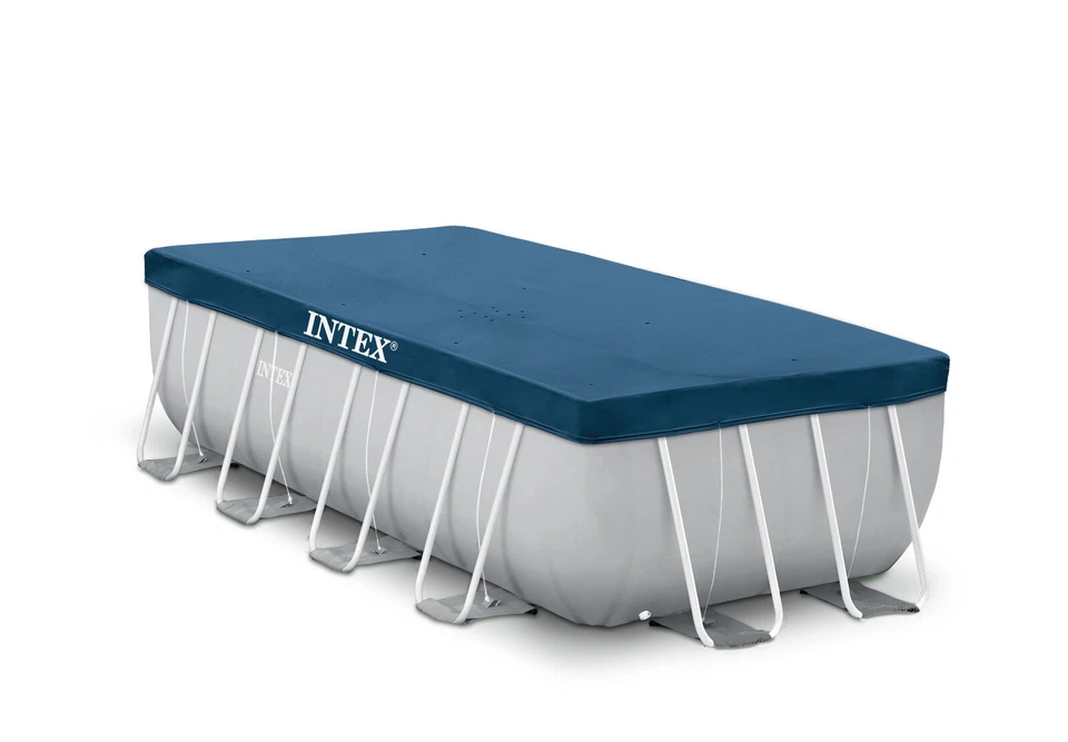 INTEX Poolabdeckung Rechteckig Poolplane Abdeckplane für Pools 400 x 200 cm - Bild 3 von 3