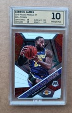 LeBron James Mosaic Will to Win 2019/20 - NBA Card #7 - OCE 10 PRISTINE not PSA
