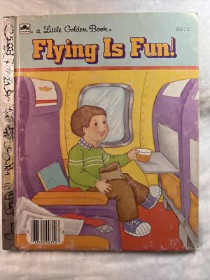 Vintage A Little Golden Book Flying Is Fun! 310-53 1986 #347 | eBay