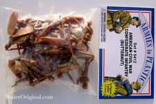 Armies in Plastic Civil War Confederate Butternut Infantry 1/32 54mm 16 Figs