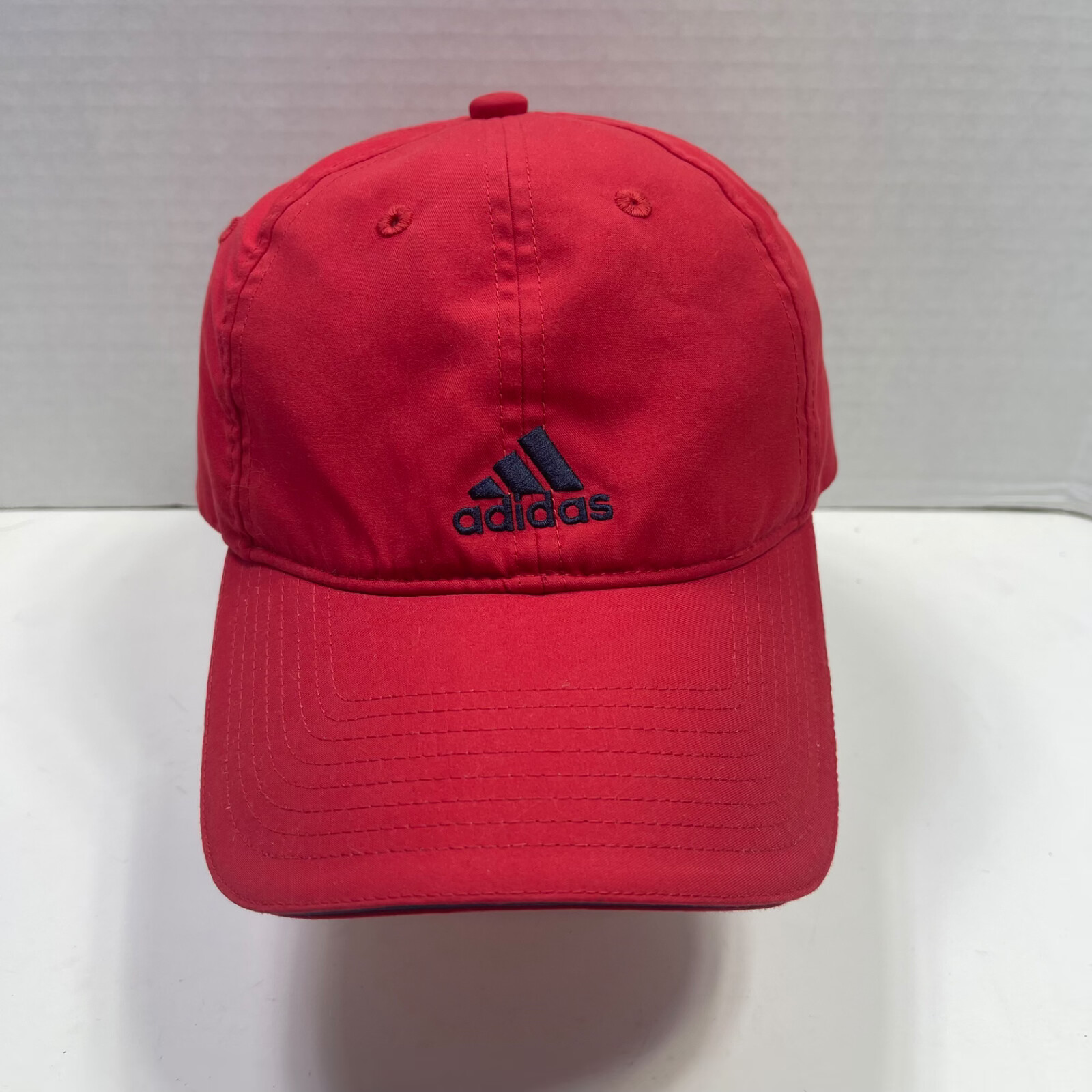 Adidas Hat Red Adjustable Strapback Lightweight D… - image 1
