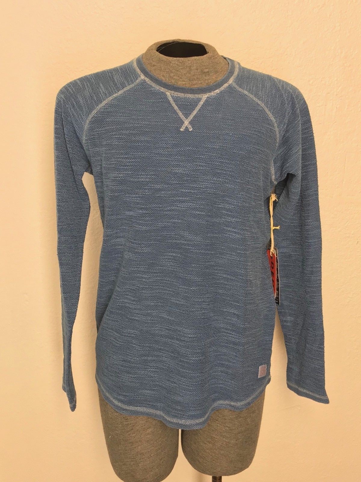 DEUS Sweater Denzil Farbe Blau Größe Med MSRP-- 110 DEUS Sweater Denzil Farbe Blau Größe Med MSRP-- 110