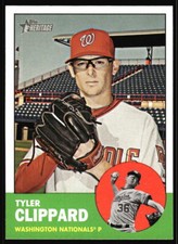 2012 Topps Heritage Tyler Clippard #263 Washington Nationals