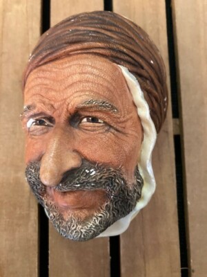 Bossons Persian Chalkware Head Congleton England 1961