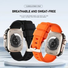 Soft Silicone Band for Apple iWatch 8 Ultra Lightweight Strap