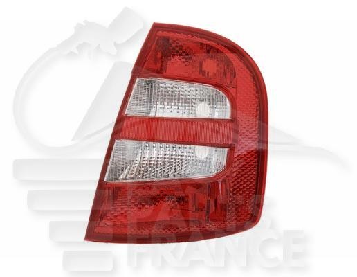 Feu arrière droit pour Skoda Fabia 5 portes modèles 2000 à 2004 optique arrière rouge et orange