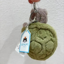 Jellycat Turtle Bag Pendant Keychain Doll Cute Home Decoration Cat Dog 15cm 