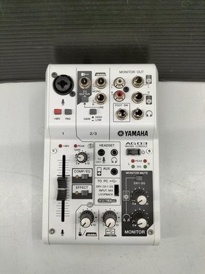 YAMAHA AG03 3-Kanal USB Audio Mixer Interface D-PRE Vorverstärker SPX FX Loop...