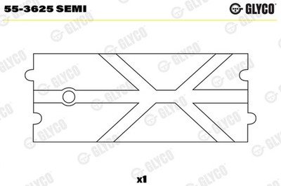 GLYCO Lagerbuchse Pleuel 55-3625 SEMI für MERCEDES SSANGYONG W124 601 100 W202 5