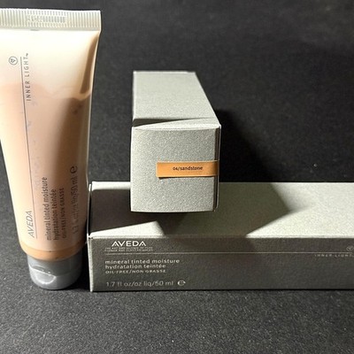 AVEDA Inner Light Mineral Tinted Moisture - 04 Sandstone -  1.7 oz / 50 ml - New
