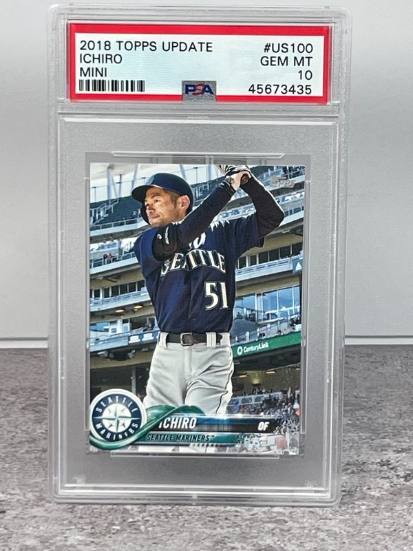 2018 Topps Update Series MINI - Ichiro Suzuki #US100 - HOF PSA 10
