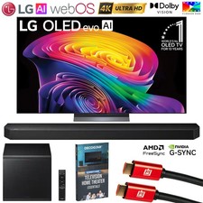 LG 65" OLED evo AI C6 4K Smart webOS TV 2026 w/ HWQ800H Q-series Soundbar System