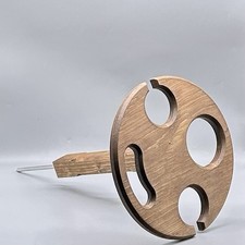 Handcrafted Wood Folding Collapsible Outdoor Wine Table Made USA Portable Picnic