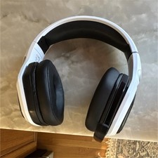 Logitech Wireless Over-Ear Headset Black White Adjustable Headband Microphone