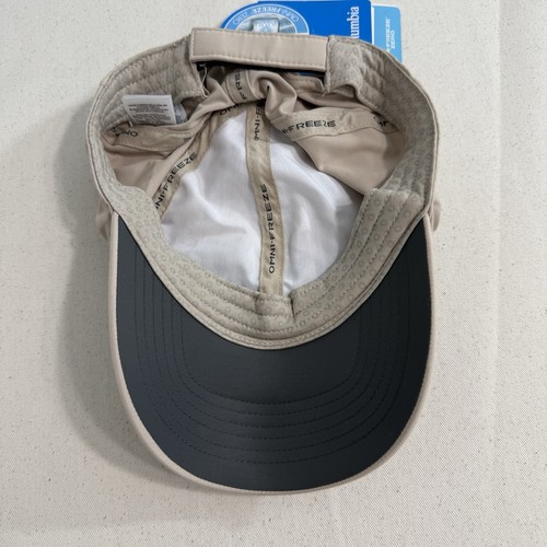Columbia PFG Coolhead BallCap Hat Fishing Men Beige One Size Adjustable - Picture 2 of 7