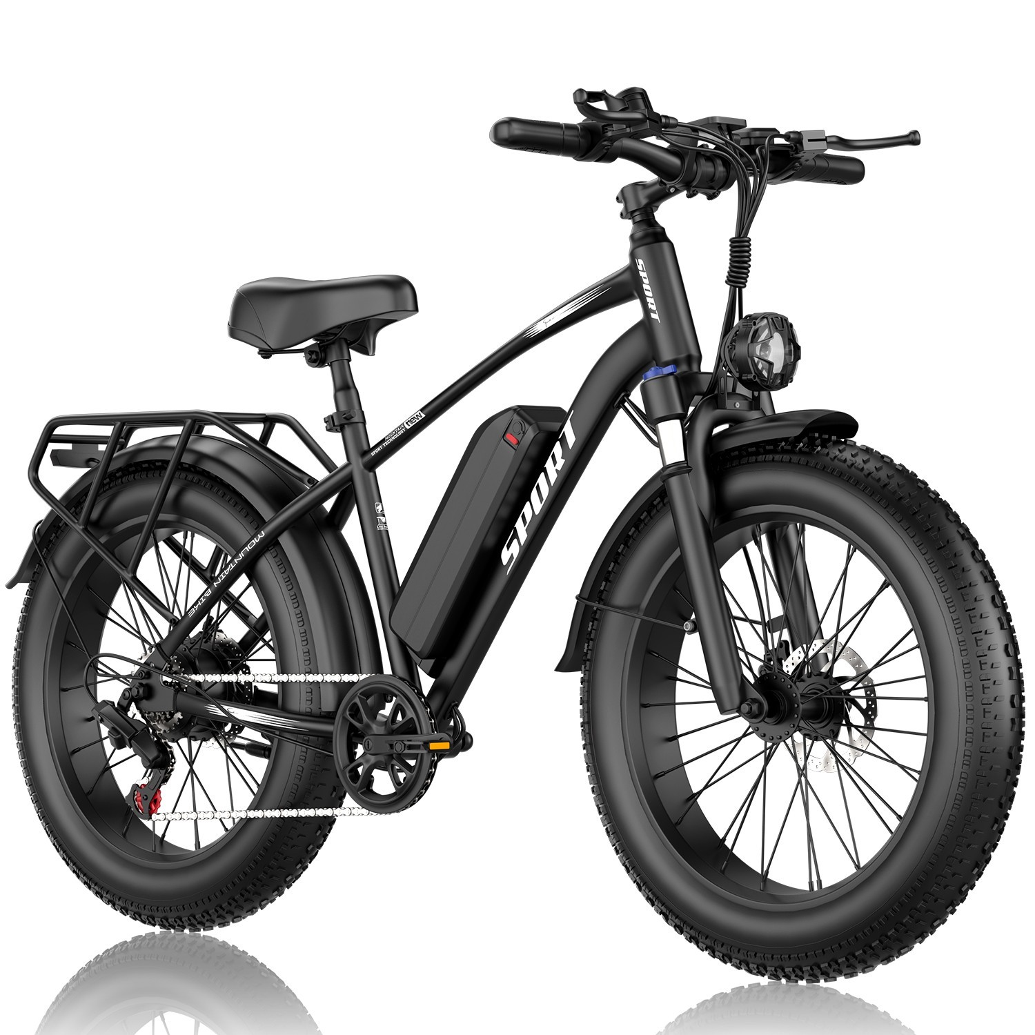 ASKGO ebike 26" Fat Tires Mountain Electric Bicycle for Adults 2500W 48V 32 MPH
