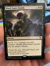 MTG ~ Black Sun's Zenith ~ Murders at Karlov Manor Commander ~ Near Mint ~ Rare