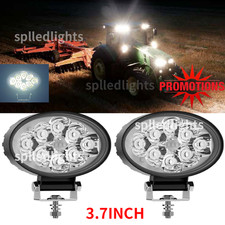 2pcs 3.7 120w Led Work Lights Flood Beam Off-road Truck Tractor Heavy Equipment 2pcs 3.7 120w Led Work Lights Flood Beam Off-road Truck Tractor Heavy Equipment