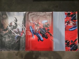 Sony PS5 Playstation 5 Disk Edition Skin Spiderman Venom Miles Morales Marvel 