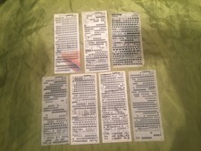 VINTAGE EDDING INSTANT LETTERING x 7 SHEETS RARE EUROSTILE FONT