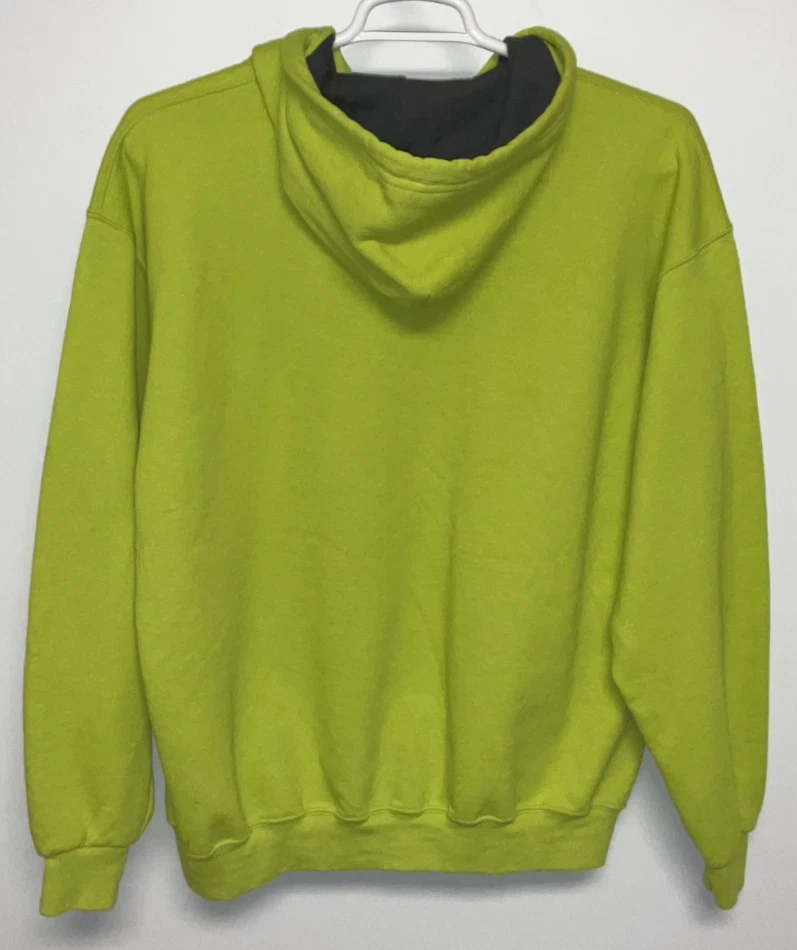 Sudadera con capucha Idaho cremallera completa para hombre extra grande verde Foto 2 de 3