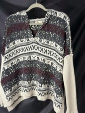 Vtg. Hollister Women Aztec Print Sweater Sz Sm