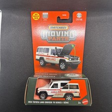 2026 Matchbox Moving Parts 2024 Toyota Land Cruiser 70 Series Ambulance Ems Jdm