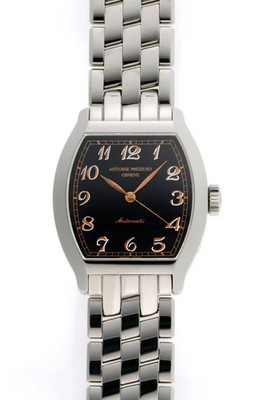 ANTOINE PREZIUSO Tonneau Automatic AUT-SSB Black Dial Men's Used