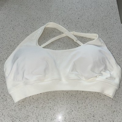 DFYNE Ivory Impact Asymmetric Sports Bra Size Medium *Inner Label Peel
