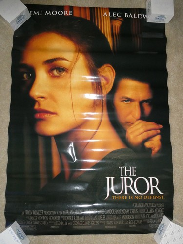 Vintage 1995 Original DS One Sheet Movie Theater Poster The Jurior 40x27"